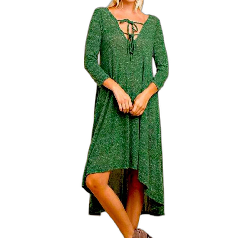 Women's Long Sleeve Olive - Large